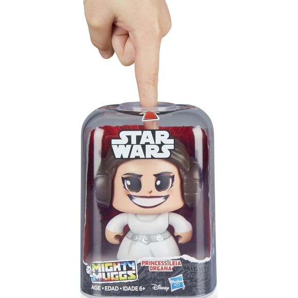 Star Wars Disney Habro Mighty Muggs Princess Leia Organa Toy - Picture 7 of 9